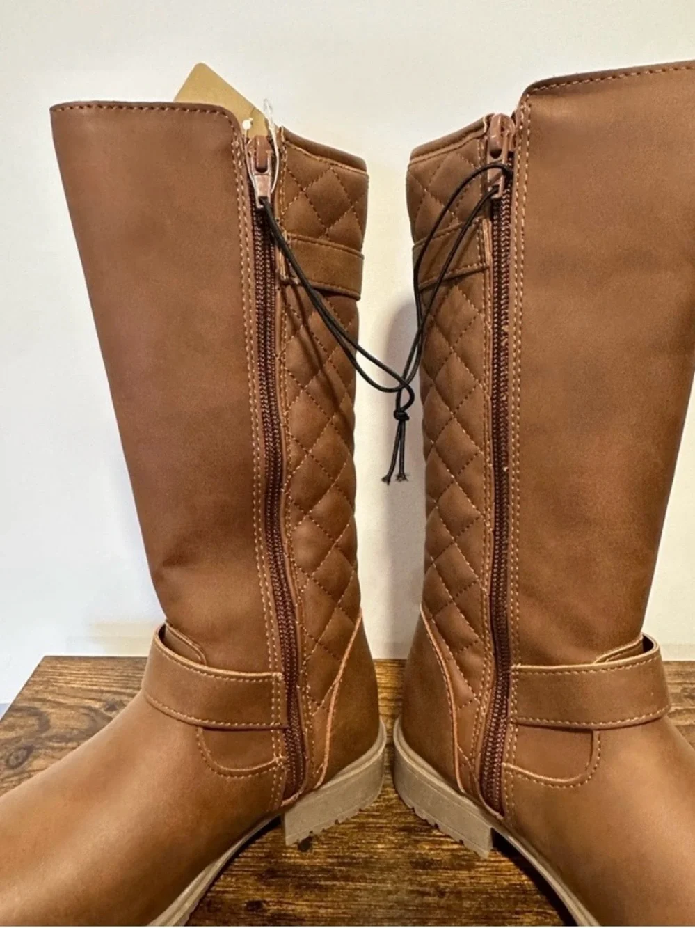 Thereabouts Big Girls Cognac Hailey Riding Boots NWT Size Big Girls 5